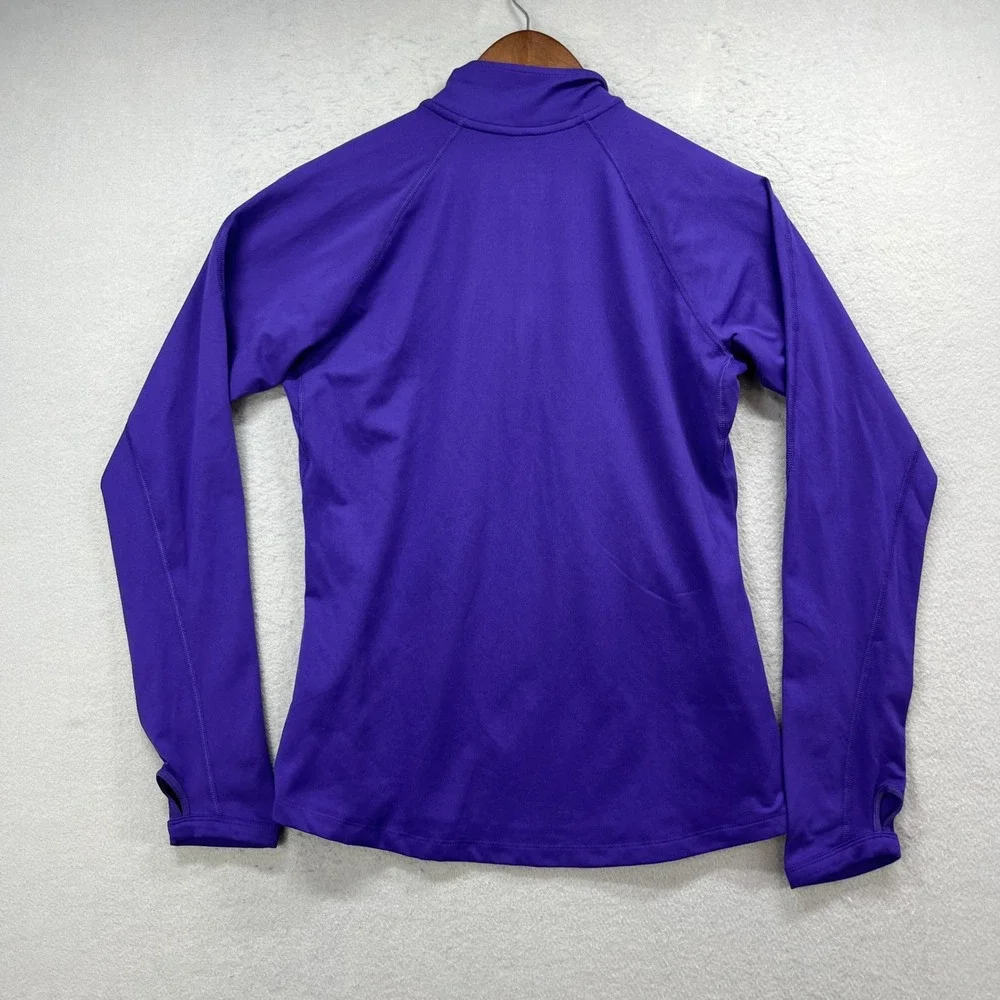 Palmer Chiropractic Nike Pullover Womens Medium Purple 1/2 Zip Element Dri-FIT
